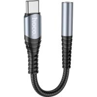 Перехідник HOCO USB-C M to 3.5mm F LS33 metal gray Фото