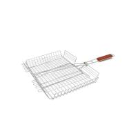 Решётка для гриля Voltronic з високим бортом 43x33x66 см Фото