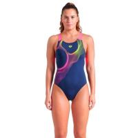 Купальник Arena Ripples Swimsuit V Back B 009021-780 синій 40 Фото