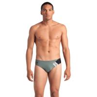 Плавки Arena Stripe Swim Briefs 007929-650 оливкй, чорний 85 Фото