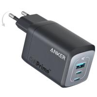 Зарядний пристрій Anker GaNPrime 67W 2xUSB-C PD + 1xUSB-A Black Фото