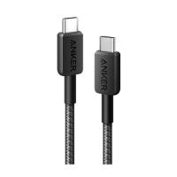Дата кабель Anker USB-C to USB-C 1.8m nylon 322 black Фото