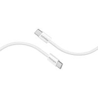 Дата кабель Promate USB-C to USB-C 2.0m 60W PD EcoLine-CC200 white Фото