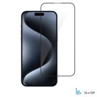 Скло захисне 2E iPhone 15 Pro Max 2.5D FCFG black Фото