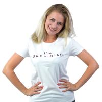 Футболка Sol's Pioneer Women I'am Ukrainian білий M Фото