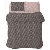 Постельное белье Home Line Цветение трав/горох графит/фрезовый, бязь, полутор Фото