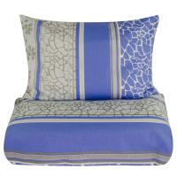 Постельное белье Home Line Мрамор синий, бязь, полуторный Фото