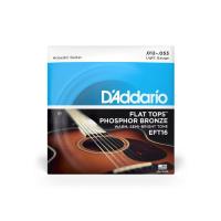 Струни для гітари D'Addario Flat Tops Phosphor Bronze Light (12-53) Фото
