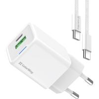 Зарядное устройство ColorWay C101A GaN Mini 20W PD PPS USB-C + USB-A QC4.0 + ca Фото