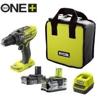 Шуруповерт Ryobi ONE+ R18PD3-242S 18V, 1х2Ah, 1х4Ah, 50Нм, 500/1800 Фото