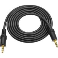 Кабель мультимедийный Voltronic 3.5mm M to 3.5mm M 1.5m black Фото