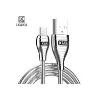 Дата кабель iKAKU USB 2.0 AM to Micro 5P 1.0m 2.8A silver Фото