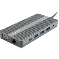Концентратор Blueendless USB-C to 2xHDMI + VGA + LAN + 3xUSB 2.0 + SD/TF + Фото