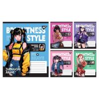 Тетрадь Yes Brightness style А5 48 листов клетка Фото