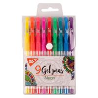 Ручка гелевая Yes набор Neon 9 штук Фото