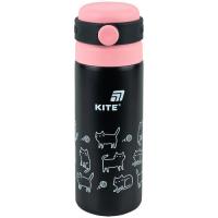 Термос Kite 500 мл, чорний Фото