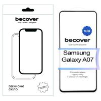 Стекло защитное BeCover 10D Samsung Galaxy A07 SM-A075 Black Фото