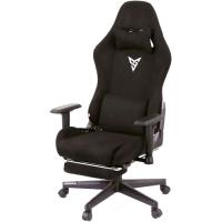 Крісло ігрове Аклас Герць RL Чорний (Чорний оксамит) Фото