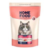 Сухий корм для кішок Home Food Hairball control For sterilised з індичкою та ягод Фото