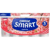Туалетная бумага Smart Tissue Essential Peach 3 слоя 10 рулонов Фото