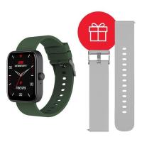 Смарт-часы 2E Alpha SQ Music Edition 46mm Black-Green + ремінець Фото