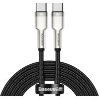 Дата кабель Baseus USB-C to USB-C 2.0m 100W metal black Фото