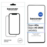 Стекло защитное BeCover 10D Oppo A5x / A5 2025 (4G/5G) Black Фото