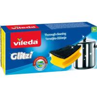 Губки кухонні Vileda Glitzi 3 шт. Фото