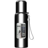 Термос Merlion з ситечком та чашкою 1,5 л, чорний Фото