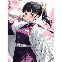 Картина по номерам Santi Demon Slayer Shinobu Kocho 30*40 см Фото