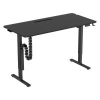 Компьютерный стол OfficePro з електрорегулюванням висоти 1500 x 720 мм Black Фото