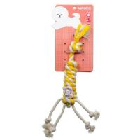 Игрушка для собак MISOKO&CO Веревка с желтой лентой 33 см Фото