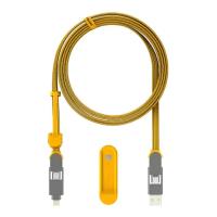 Дата кабель Rolling Square 6in1 inCharge XL 3.0m yellow Фото