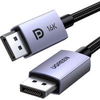 Кабель мультимедийный Ugreen DisplayPort M to DisplayPort M 2.0m 16K DP118 blac Фото