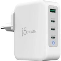 Зарядний пристрій J5create 1xUSB + 3xUSB-C 130W GaN QC3.0/PD/PPS Фото