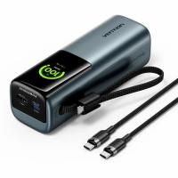 Батарея универсальная Vention 20000 mAh 165W Gray TFT Display Type Фото