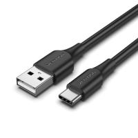 Дата кабель Vention USB 2.0 AM to USB-C 1.0m 3A black Фото