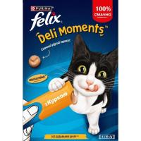 Лакомство для котов Purina Felix DeliMoments с курицей 40 г Фото