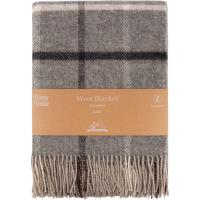 Плед Ardesto Leonardo Alpina 100% шерсть серый 140x200 см Фото