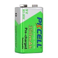 Аккумулятор PkCell Крона 350mAh 9V Ni-MH NiMH Rechargeable Battery, 1 Фото