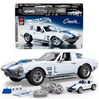 Машина Hot Wheels Brick Shop Elite Corvette Grand Sport 918 деталей Фото