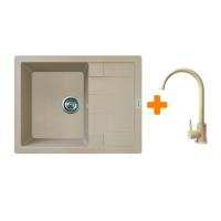 Мойка кухонная Adamant Anila Сахара + змішувач Фото