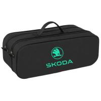 Сумка-органайзер Poputchik в багажник Skoda NEW LOGO чорна Фото