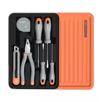 Набір інструментів Deli 7 шт. у модульному кейсі Фото