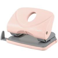 Дырокол Axent Welle-2 с пластиковый верх, 20 л, Pastelini, розов Фото