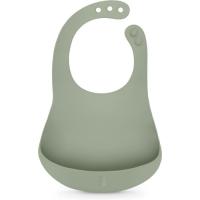 Нагрудничек Suavinex Colour Essence силіконовий, зелений Фото