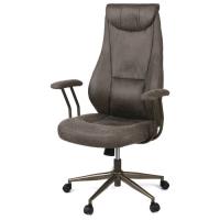 Офісне крісло Аклас Булат R-SR (Штучна замша 03 Coffee) Фото