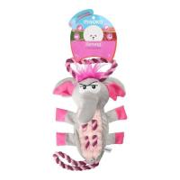 Игрушка для собак MISOKO&CO Слон с веревкой 48 см Фото