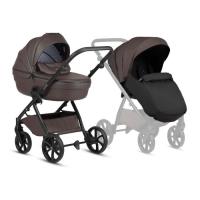 Коляска TUTIS 2 в 1 Uno 6 plus (Leather Cioccolata) Фото