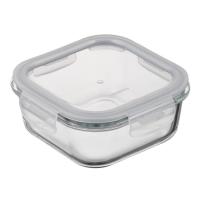 Пищевой контейнер Ardesto Gemini квадратний, 0.8л, боросилікатне скло, прозо Фото